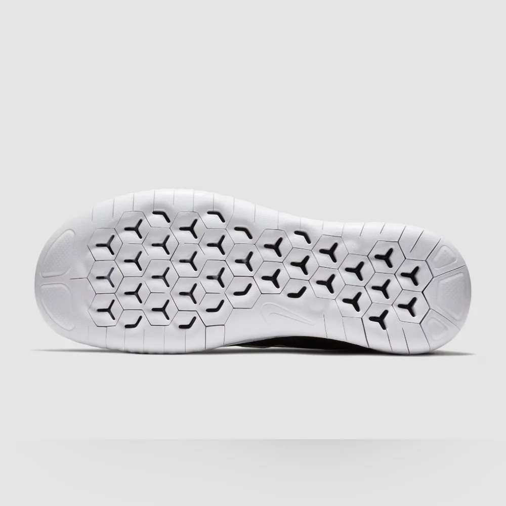 Nike Free RN 2018 Sneakers Shoes Black White 8.5